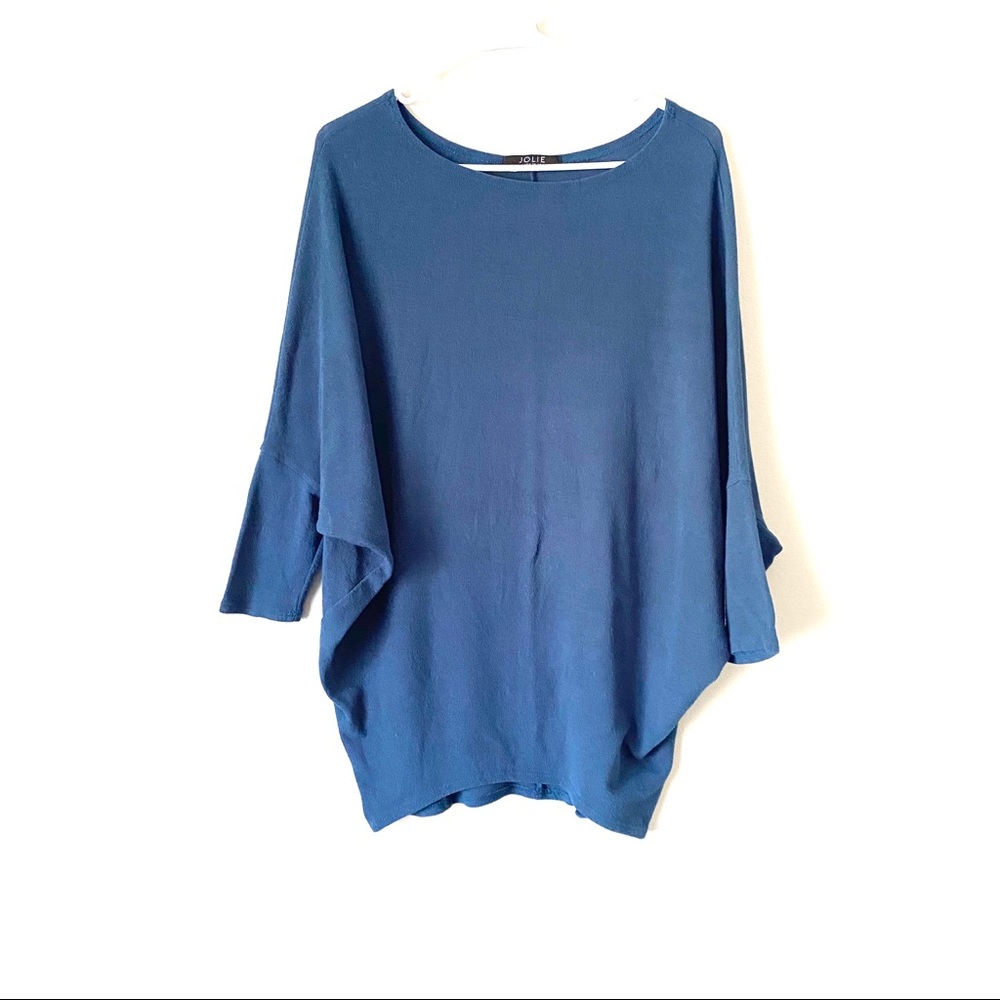 Jolie Dolman Teal/Blue Light Sweater